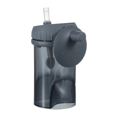 Rietjesbeker Anti-lek Difrax 250 ml Grijs