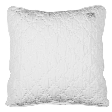 Sierkussenhoes Stonewash York Koeka White (50 x 50 cm)