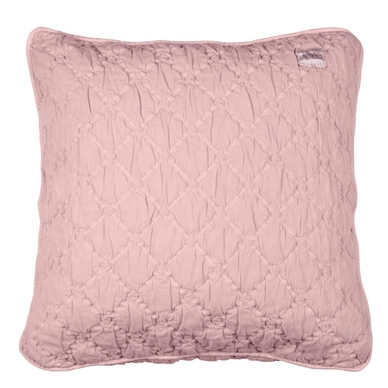 Sierkussenhoes Stonewash York Koeka Old Baby Pink (50 x 50 cm)