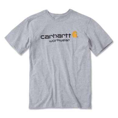 T-Shirt Carhartt Men Core Logo Workwear T-Shirt S/S Heather Grey