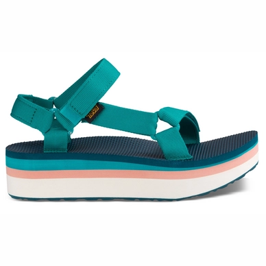 Teva Women Flatform Universal Retro Tropic Teal