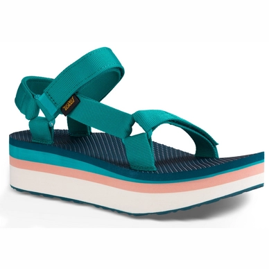 Teva Women Flatform Universal Retro Tropic Teal