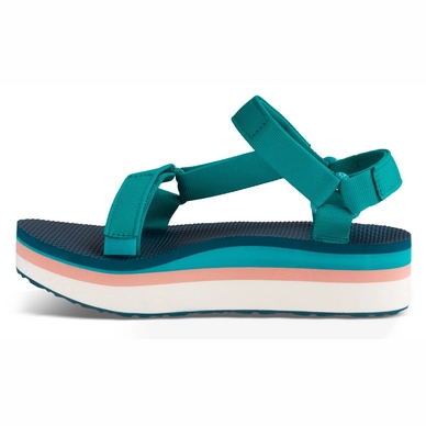 Teva Women Flatform Universal Retro Tropic Teal