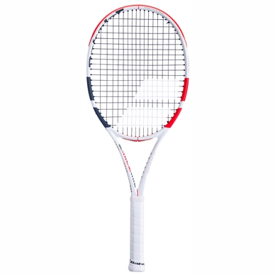 Tennisschläger Babolat Pure Strike 100 White Red Black 2020 (Unbesaitet)