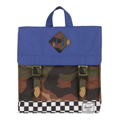 Rugzak Herschel Supply Co. Survey Kids Deep Ultramarine Checker Woodland Camo