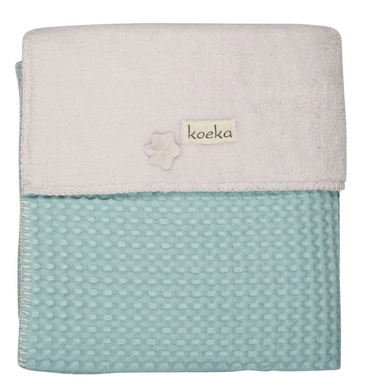 Deken Koeka Oslo Teddystof Mint Pebble