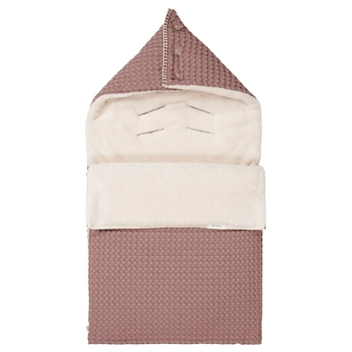 Voetenzak 0+ Koeka 3 Punts Wafel/Teddy Oslo Plum Pebble