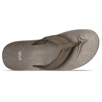 Teva Men Azure Flip Leather Bungee Cord