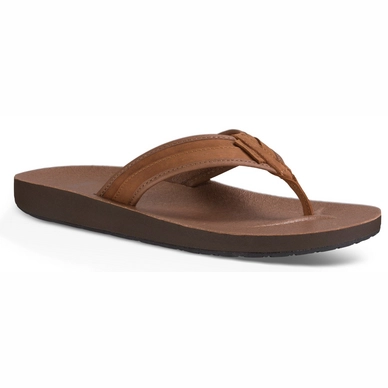 Teva Men Azure Flip Leather Brown