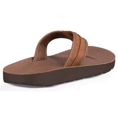 Teva Men Azure Flip Leather Brown