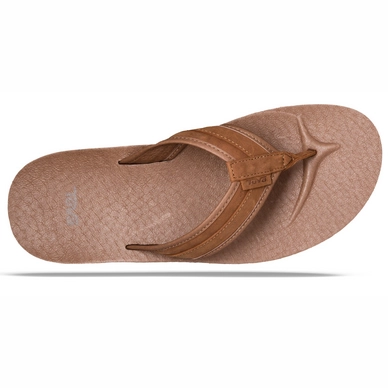 Teva Men Azure Flip Leather Brown