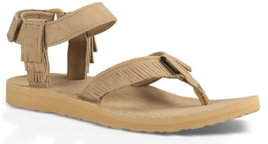 Teva Women Original Sandal Leather Fringe Brown