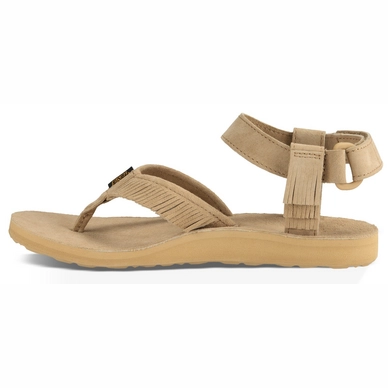 Teva Women Original Sandal Leather Fringe Brown