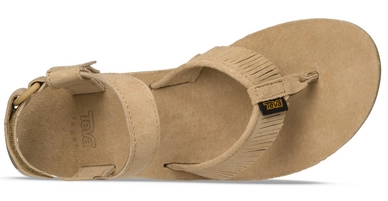 Teva Women Original Sandal Leather Fringe Brown