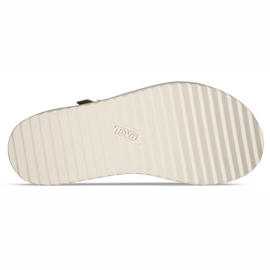 Teva Women Flatform Universal Mirrored Metallic Gold