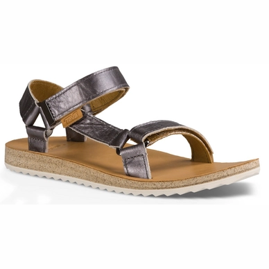 Teva Women Original Universal Mirrored Metallic Pewter