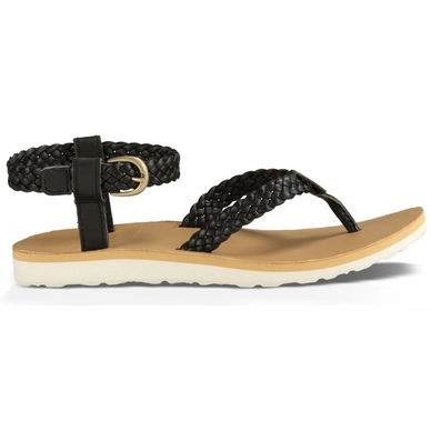 Teva Women Original Sandal Leather Braid Black
