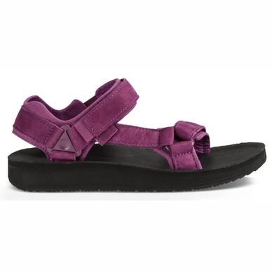 Teva Women Original Universal Premier Leather Dark Purple