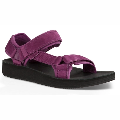 Teva Women Original Universal Premier Leather Dark Purple