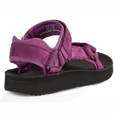 Teva Women Original Universal Premier Leather Dark Purple