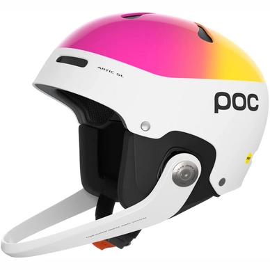 Skihelm POC Artic SL MIPS Speedy Gradient Unisex Fluorescent Pink/Aventurine Yellow