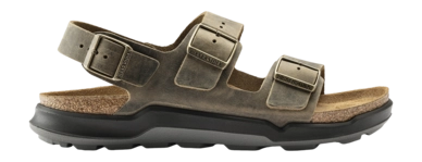 Sandaal Birkenstock Men Milano Oiled Leather Artic OId Faded Khaki Regular