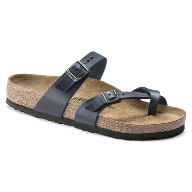 Slipper Birkenstock Women Mayari Nubuck Blue Regular