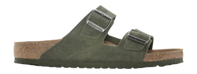 Slipper Birkenstock Men Arizona Microfibre Vegan Desert Dust Thyme Regular