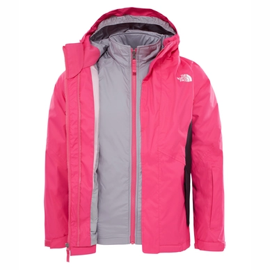 Ski Jacket The North Face Girls Kira Triclimate Petticoat Pink