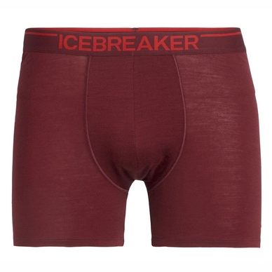 Ondergoed Icebreaker Men Anatomica Boxers Cabernet