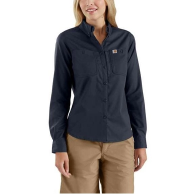 Shirt Carhartt Women Rugged Professional L/S Navy