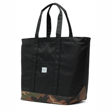 Draagtas Herschel Supply Co. Bamfield Mid-Volume Black Woodland Camo