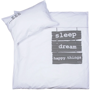 Dekbedovertrek Be Happy Koeka White