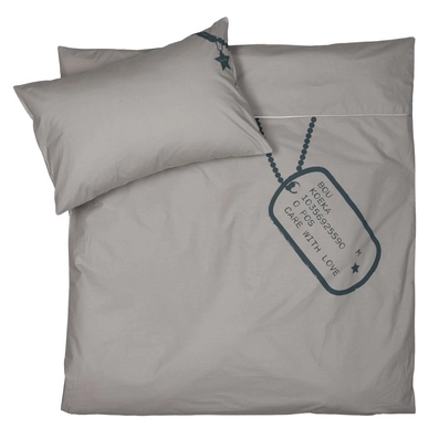 Dekbedovertrek Name Tag Koeka Soft Taupe