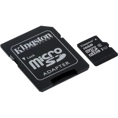 Kingston MicroSDHC 16GB Class 10/UHS-I