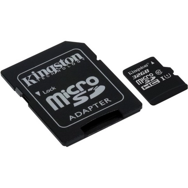 Kingston MicroSDHC 32GB Class 10/UHS-I