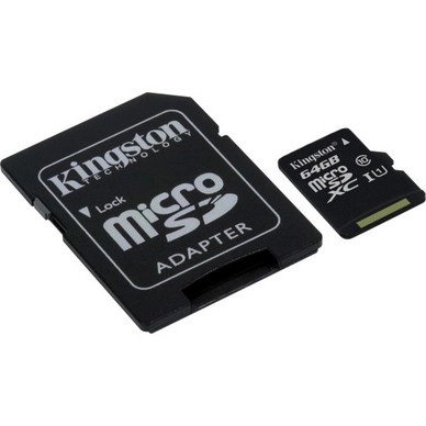 Kingston MicroSDXC 64GB Class 10/UHS-I