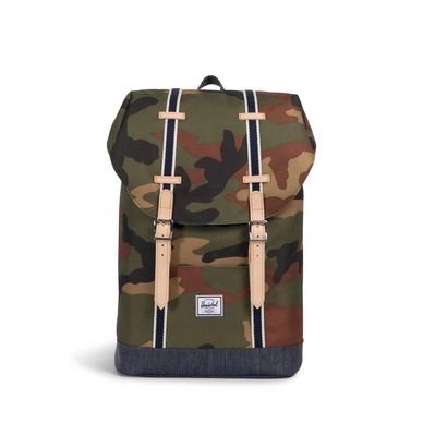 Rugzak Herschel Supply Co. Offset Retreat Mid-Volume Woodland Camo Dark Denim