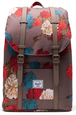 Rucksack Herschel Supply Co. Retreat Mid-Volume Vintage Floral Pine Bark