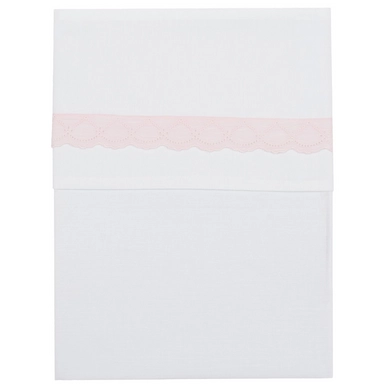 Ledikantlaken Koeka Lace Tape White Baby Pink