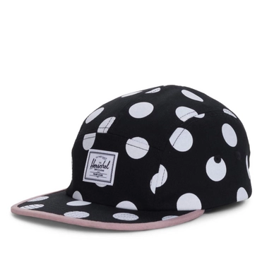 Pet Herschel Supply Co. Headwear Glendale Black White polka Dot Ash Rose