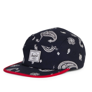 Pet Herschel Supply Co. Headwear Glendale Peacoat Paisley Bandana Red