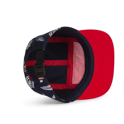 Pet Herschel Supply Co. Headwear Glendale Peacoat Paisley Bandana Red