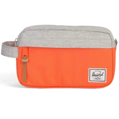 Toiletry Bag Herschel Supply Co. Travel Chapter Carry-On 3L Vermillion Orange/Light Grey Crosshatch