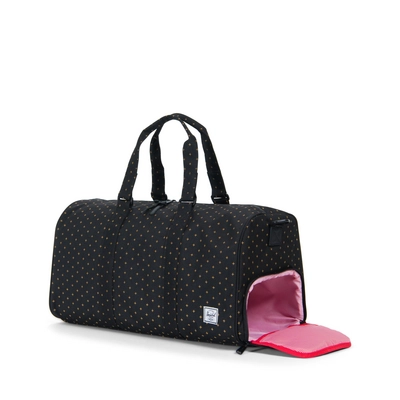 Reistas Herschel Supply Co. Novel Mid-Volume Black Gridlock Gold