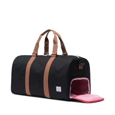 Reistas Herschel Supply Co. Novel Mid-Volume Black Saddle Brown