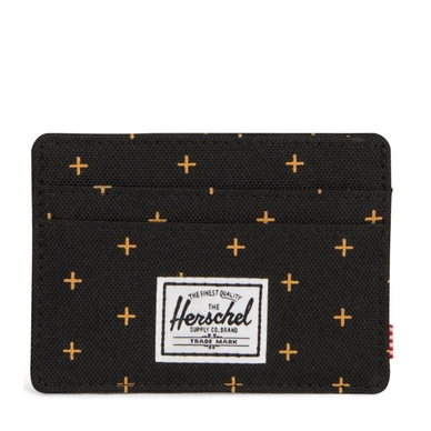 Portemonnee Herschel Supply Co. Charlie Black Gridlock Gold