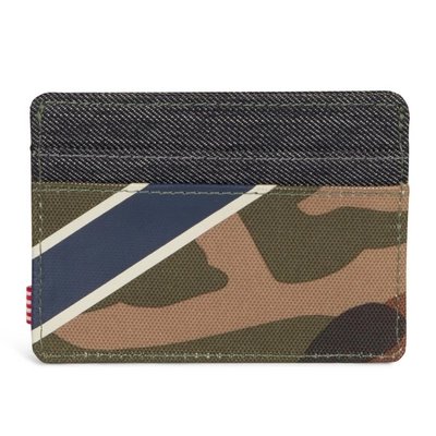 Portemonnee Herschel Supply Co. Offset Charlie Woodland Camo Silver Green