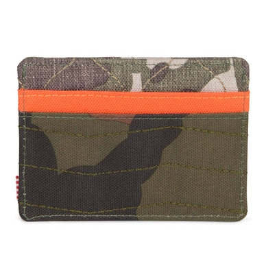 Portemonnee Herschel Supply Co. Embroidery Charlie Woodland Camo Vermillion Orange
