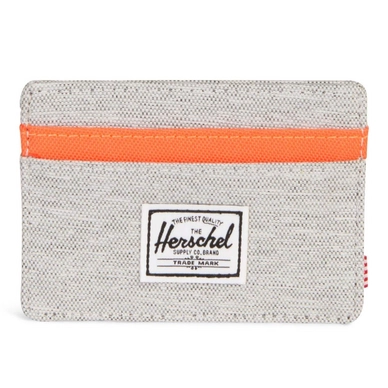 Portemonnee Herschel Supply Co. Charlie Light Grey Vermillion Orange